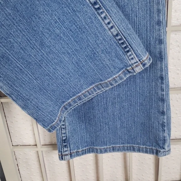 Carhartt blue denim curvy boot cut woman jeans 6 - Picture 3 of 6